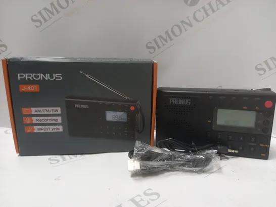 BOXED PRONUS J-401 RADIO