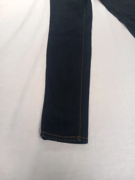 J BRAND SUPER SKINNY IDIGO WILL BLEED STARLESS JEANS SIZE 27