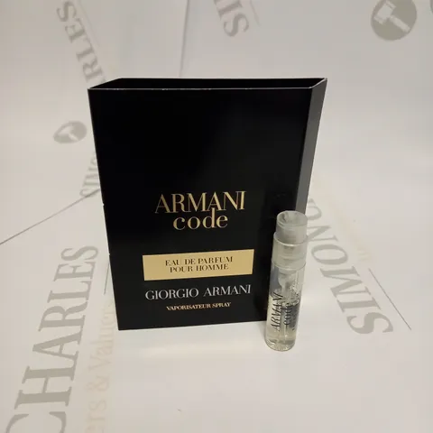 ARMANI CODE EAU DE PARFUM POUR HOMME  - SET OF 50 X 1.2ML