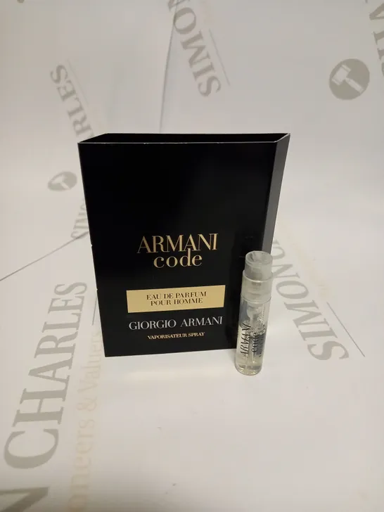 ARMANI CODE EAU DE PARFUM POUR HOMME  - SET OF 50 X 1.2ML