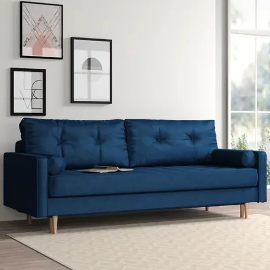 ESME II BLUE 4 SEATER SOFA BED BOX 2/2 ONLY 