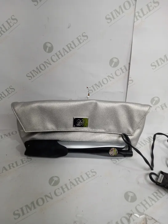 GHD HAIR STRAIGHTERN IN SILVER WITH BAG