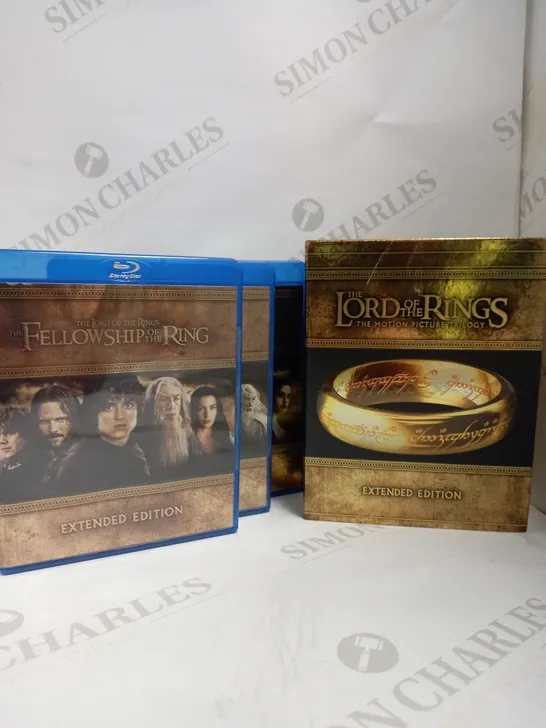 THE LORD OF THE RINGS TRILOGY BLU-RAY EXTENDED EDITION BOX SET 