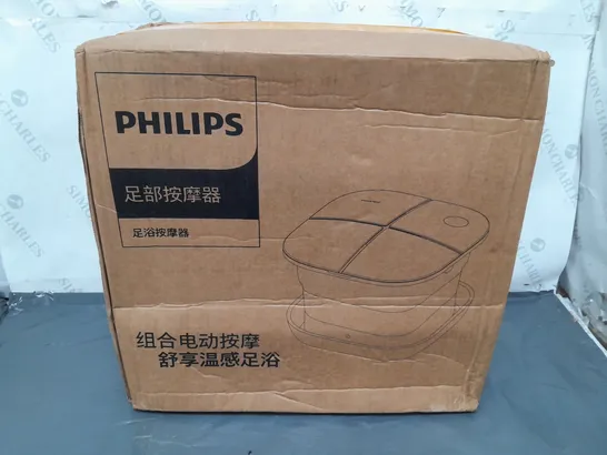 BOXED PHILIPS PPM5103F SMART FOOT SPA BATH MASSAGER