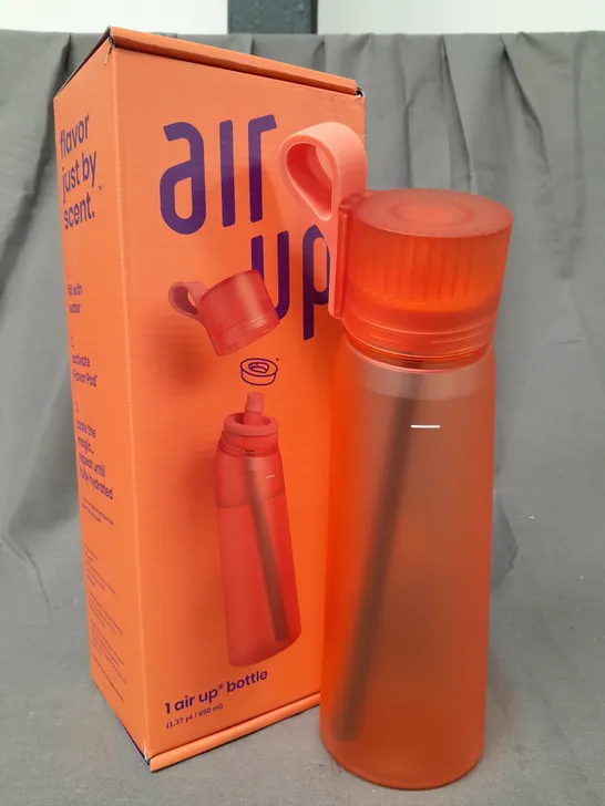 BOXED AIR UP 650ML BOTTLE IN ELECTRIC ORANGE