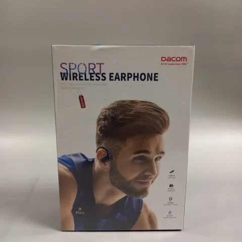 BOXED SEALED DACOM SPORT WIRELESS EARPHONES 