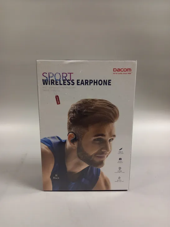 BOXED SEALED DACOM SPORT WIRELESS EARPHONES 