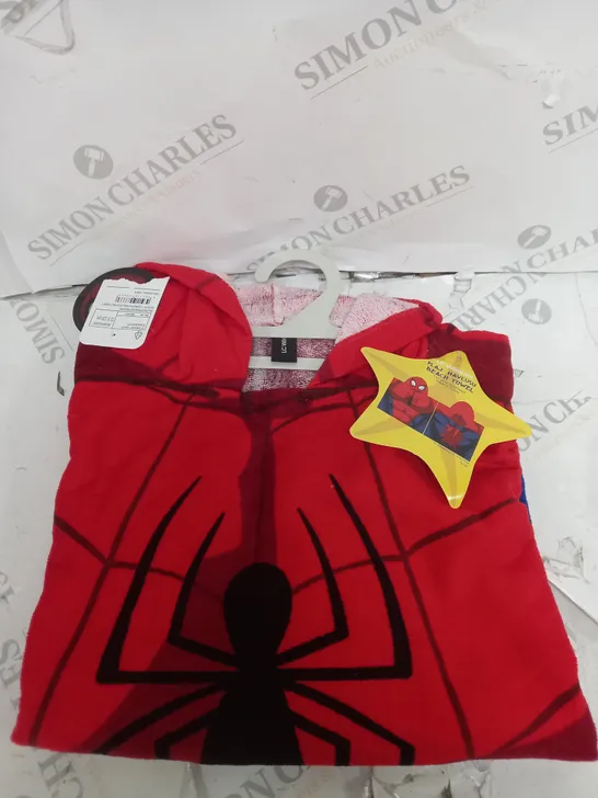 SPIDERMAN WEARABLE TOWEL FOR CHILDREN 70 X 120 CM