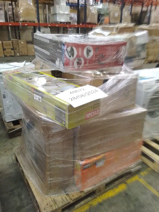 PALLET OF APPROXIMATELY 12 UNPROCESSED RAW RETURN HOUSEHOLD AND ELECTRICAL GOODS TO INCLUDE;