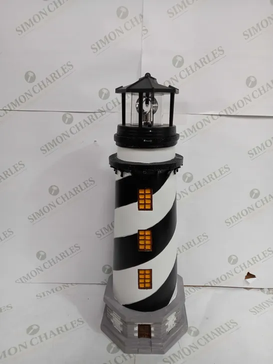 GARDEN REFLECTIONS SOLAR LED LIGHTHOUSE 50CM