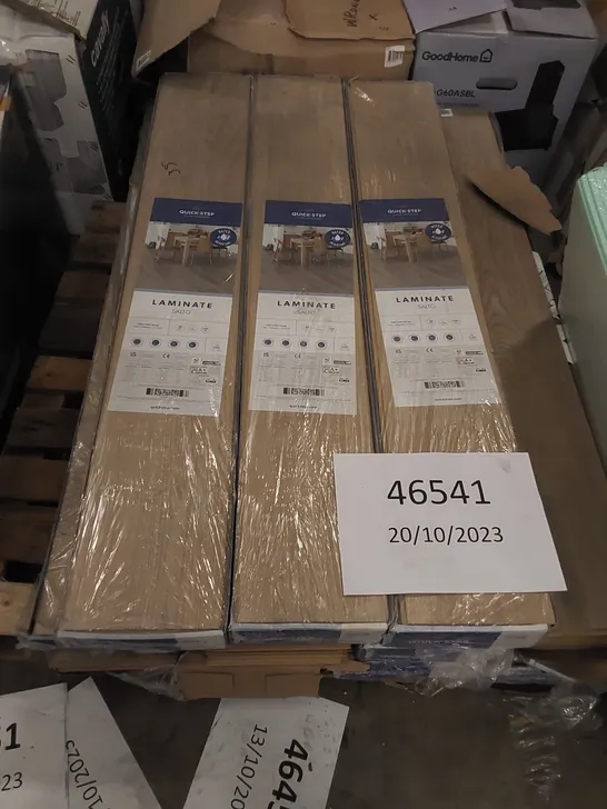 PALLET OF APPROXIMATELY 11 PACKS OF QUICK STEP LAMINATE SALTO FLOORING