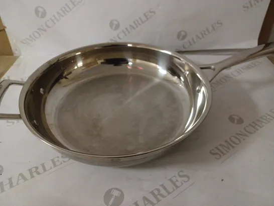 LE CRUESET STAINLESS STEEL FRYING PAN