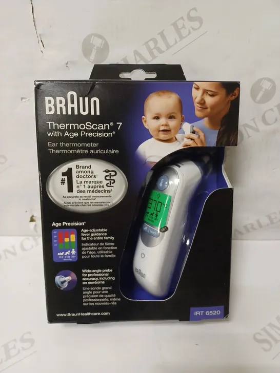 BRAUN THERMOSCAN EAR THERMOMETER 