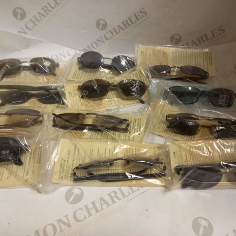 LOT OF APPROXIMATELY 20 PAIRS OF SUNGLASSES, TO INCLUDE FILA, STING, ETC