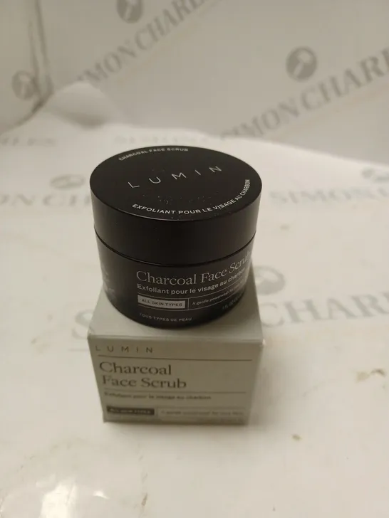 LUMIN CHARCOAL FACE SCRUB 30ML