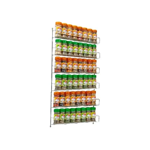 BOXED NEO 6 TIER SPICE RACK FOR KITCHEN DOOR CUPBOARD OR WALL (1 BOX)