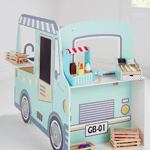 BRAND NEW BOXED WOODEN FOOD TRUCK