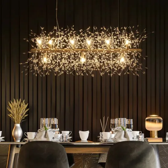 BOXED LINEARE 9-LIGHT PENDANT 