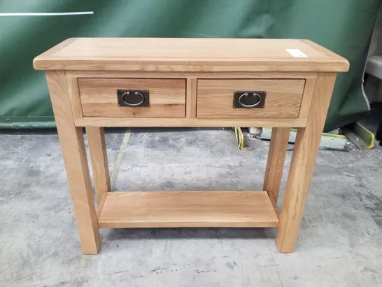 2 DRAWER CONSOLE TABLE