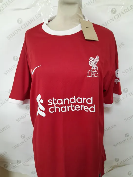 LIERPOOL FC MENS HOME KIT TOP - 2XL