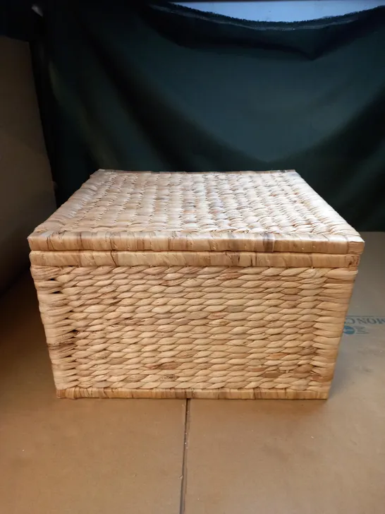 JOHN LEWIS HAND CRAFTED 3 BOXED STORAGE BASKETS 