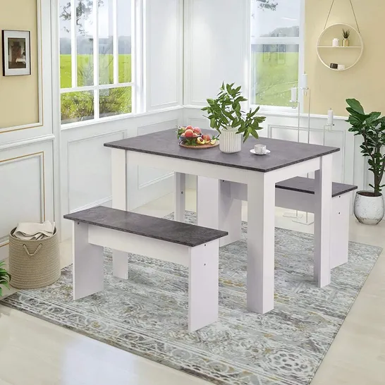 BOXED RIGOBEGO 4-PERSON DINING SET