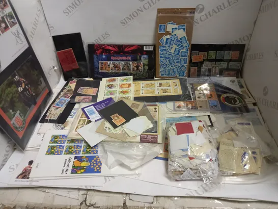 LARGE QUANTITY OF STAMPS AND STAMP COLLECTIONS