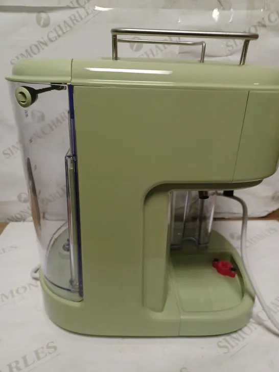 SWAN RETRO ONE TOUCH ESPRESSO MACHINE - GREEN