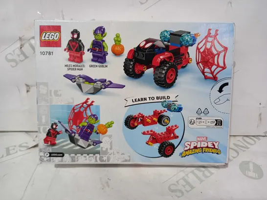 LEGO MARVEL SPIDEY AMAZING FRIENDS 10781 SPIDER-MAN'S TECHNO TRIKE