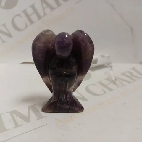 SMALL STONE ANGEL DECORATION