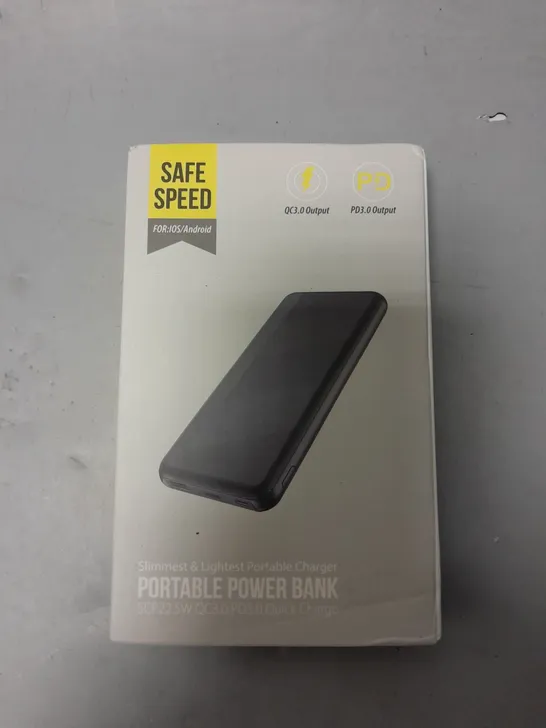 BOXED SAFE SPEED PORTABLE POWER BANK 1000MAH