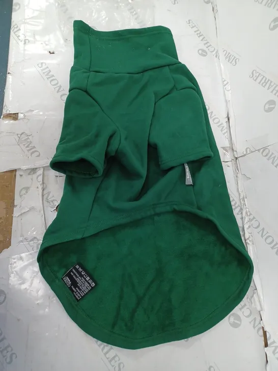 GREEN SOFT DOG JACKET