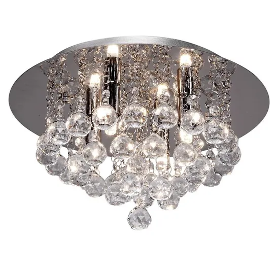 BOXED CRYSTAL FLUSH MOUNT (1 BOX)