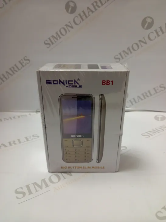 BOXED SEALED SONICA MOBILE BB1 BIG BUTTON SLIM MOBILE