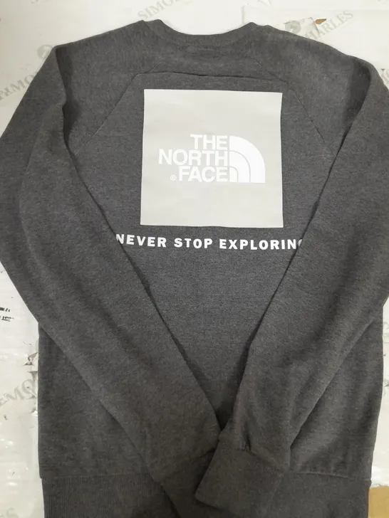 THE NORTH FACE GREY JUMPER - SIZE X SMALL