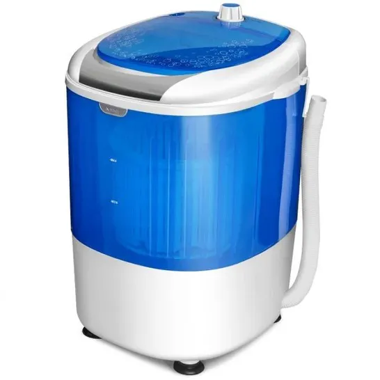 BOXED COSTWAY 2-IN-1 MINI WASHING MACHINE SINGLE TUB WASHER AND SPIN DRYER WITH TIMING FUNCTION 