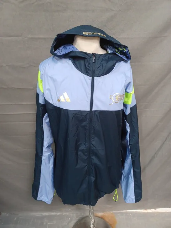 ADIDAS BMW BERLIN MARATHON RUNNING JACKET SIZE L