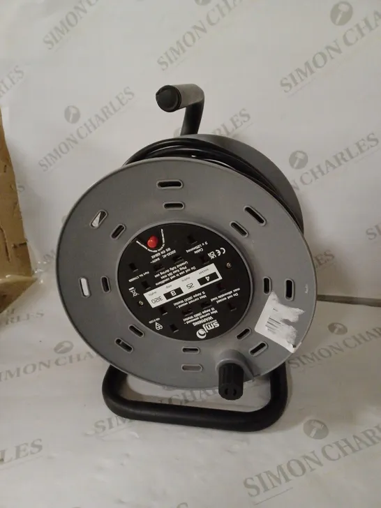 SMJ ELECTRICAL CTH2513 CABLE REEL, 3120 W, 240 V, BLACK/GREY, 25 METER