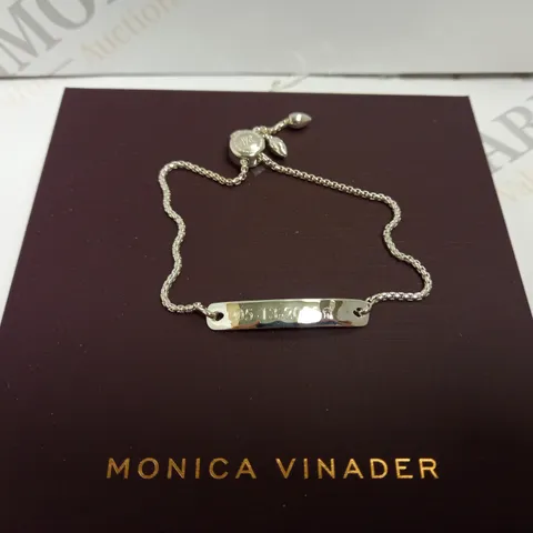 MONICA VINADER SILVER LINEAR CHAIN BRACELET