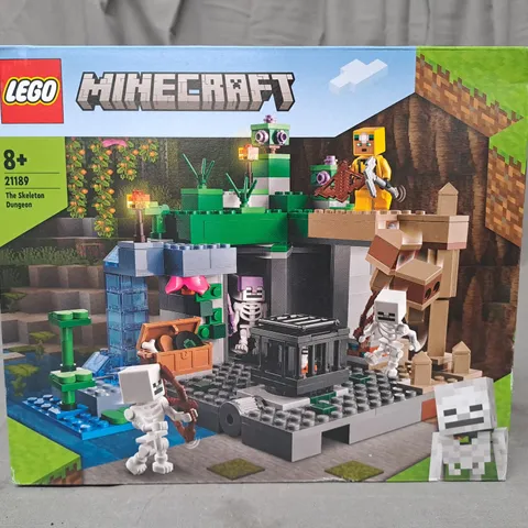 BOXED LEGO MINECRAFT 21189 THE SKELETON DUNGEON