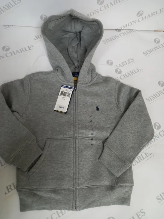 BOYS POLO RALPH LAUREN ZIPPED JACKET SIZE 4/4R