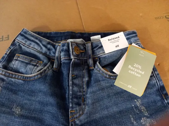 H&M RELAXED KIDS JEANS - UK 7-8 YRS