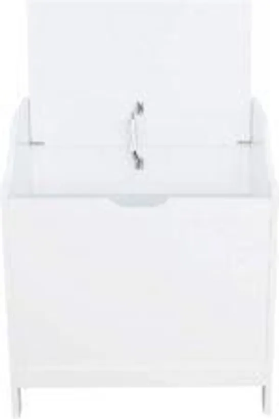 LLOYD PASCAL PORTLAND LAUNDRY HAMPER - WHITE