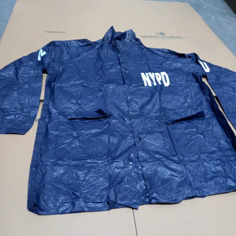 10 X PACKAGED NYPD THIN JACKETS 