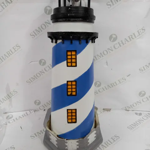 OUTLET GARDEN REFLECTIONS SOLAR LED LIGHTHOUSE 50CM - BLUE