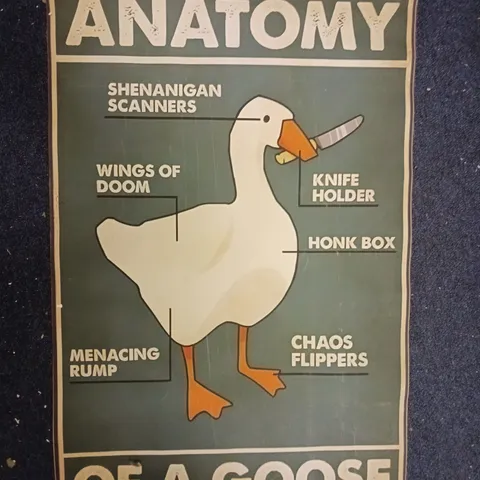 ANATOMY OF A GOOSE ART PRINT