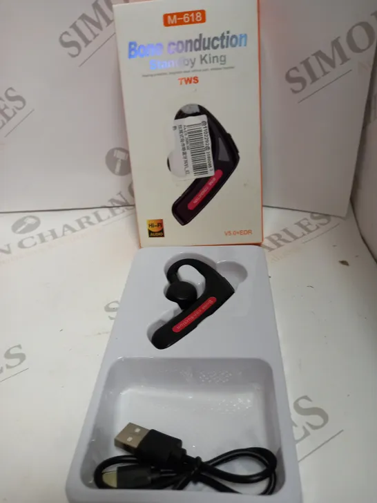 BOXED M-618 BONE CONDUCTION WIRELESS HEADSET 