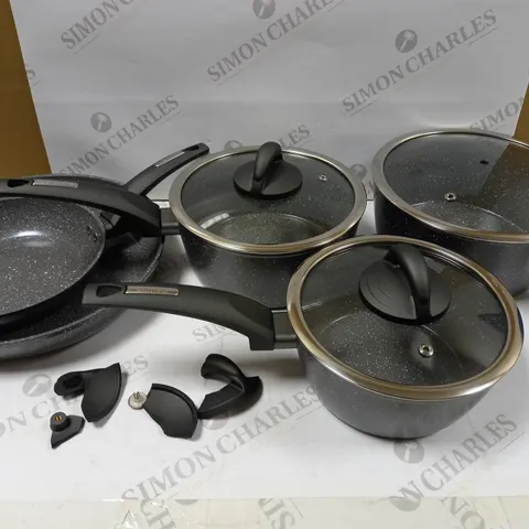 TOWER FRYING PAN AND SAUCEPAN SET