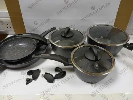 TOWER FRYING PAN AND SAUCEPAN SET