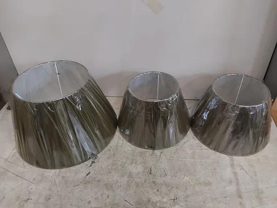 SET OF 3 EMPIRE LAMP SHADES // SIZES VARY 